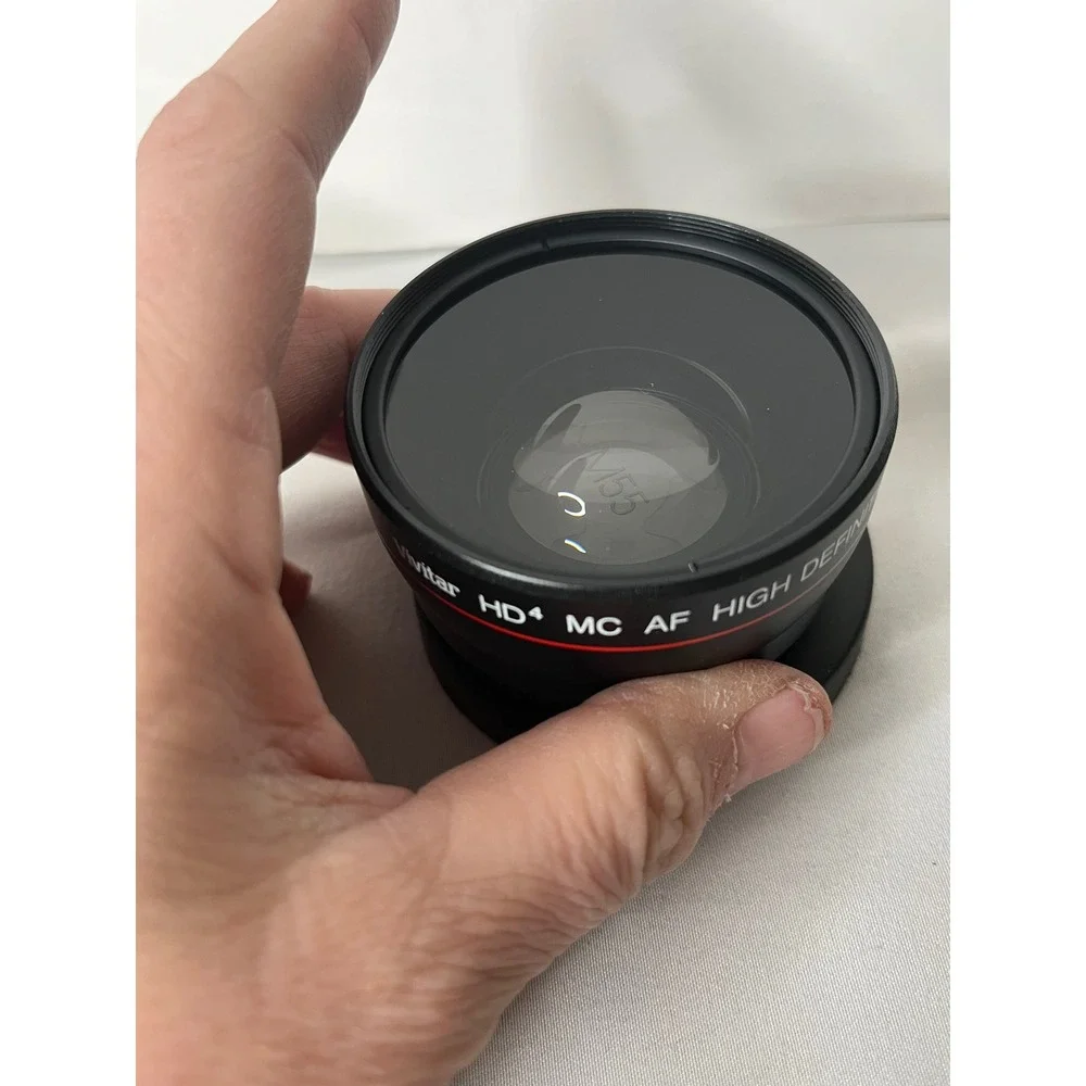 Vivitar HD4 MC AF High Definition Telephoto Wide Angle Lens Converter Filter Lot
